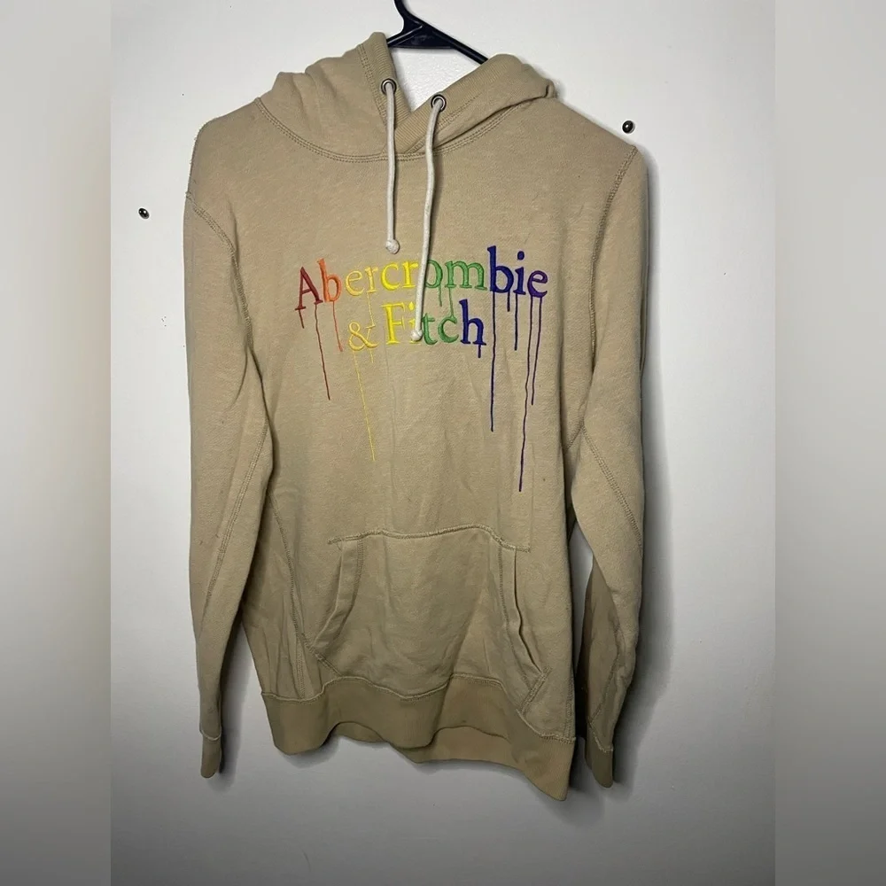 Abercrombie and Fitch melting, rainbow hoodie, size small